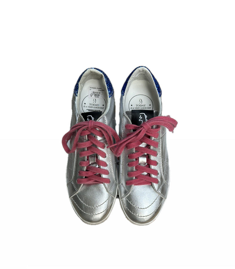 Primabase Metallic Sneaker - Silver/Blue/Pink