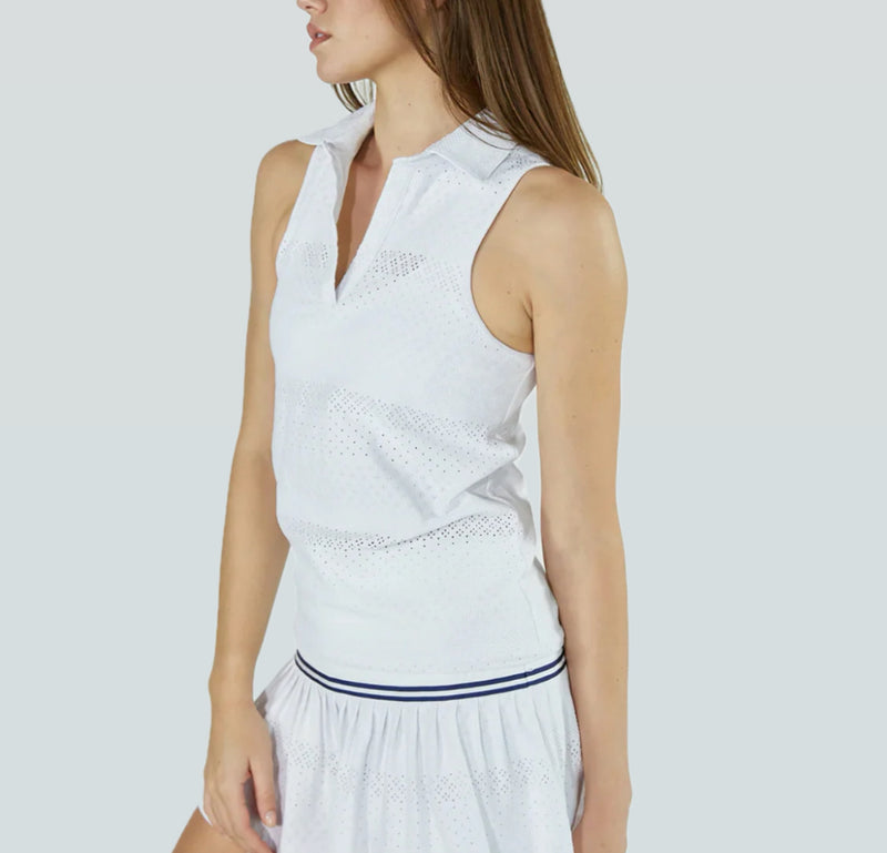 L'Etoile Sport Lace Halter - White
