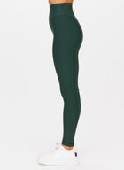 The Upside Peached 28" High Rise Pant - British Racing Green