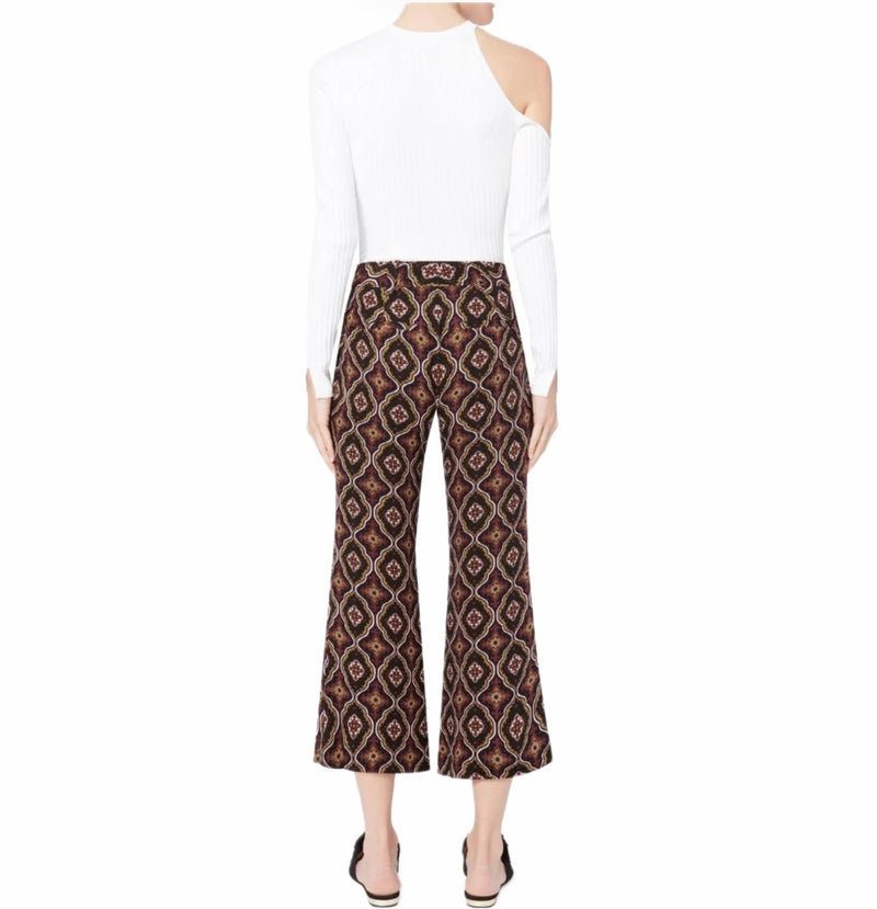 A.L.C Felix Silk Pants - Burgundy