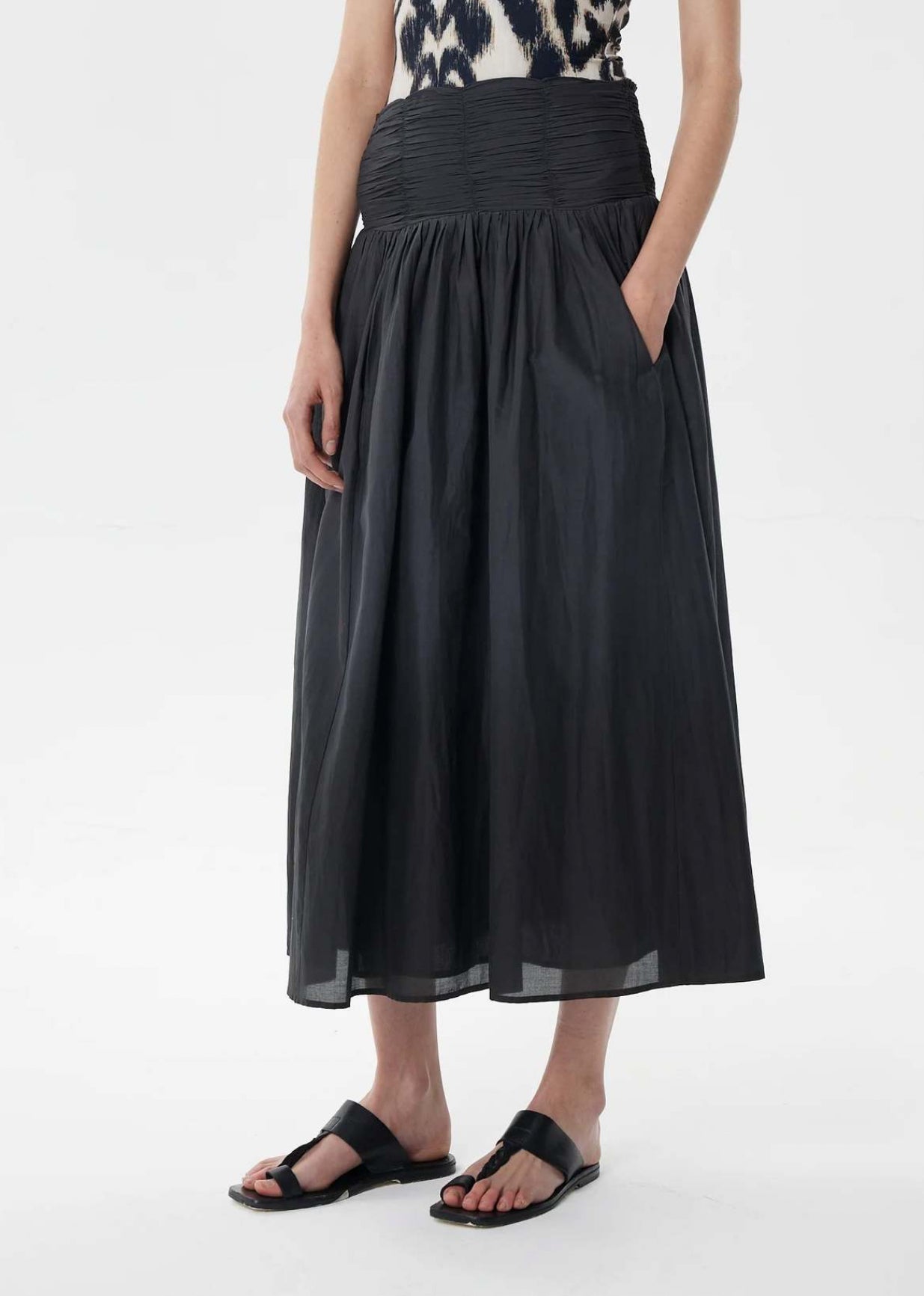 Maria Cher Corrientes Kristel Skirt - Charcoal