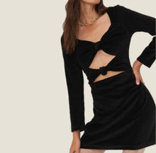 Callahan Knitwear Velvet Mini Dress - Black