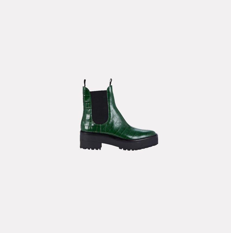 Loeffler Randall Reggie Chelsea Boot - Bottle Green