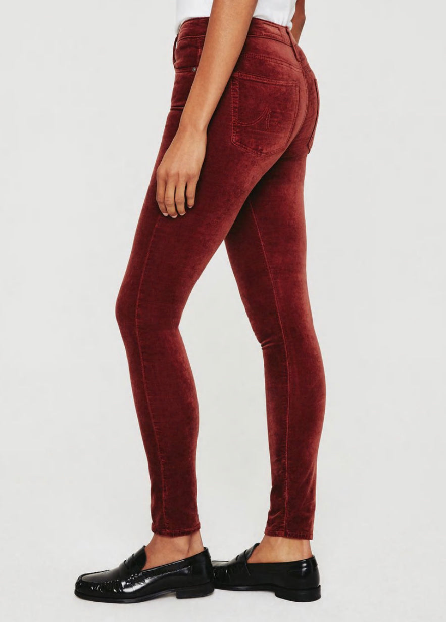 AG Jeans Farrah Skinny - Dark Sangria