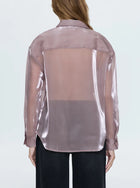 Pistola Miranda Sheer Shirt - Pink Plum