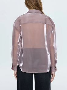Pistola Miranda Sheer Shirt - Pink Plum