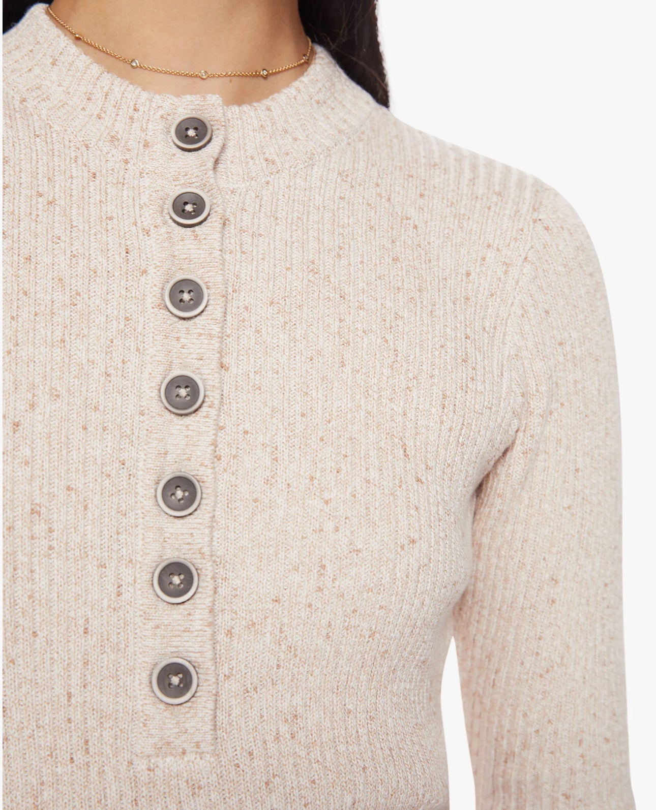 MOTHER The Eye Catcher Henley - Marshmellow