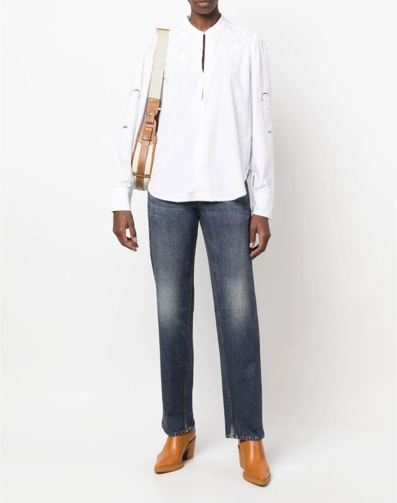 rag & bone Jade Blouse - White