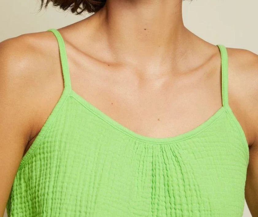 Nation Ltd Millie Swing Cami - Acid Green