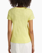 ATM Slub Jersey Schoolboy Crew Neck Tee - Lemon Chiffon