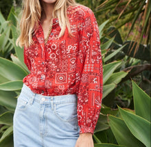 Overlover Amalfi Bandana Top - Red