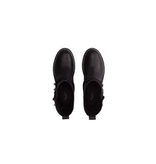 rag & bone RB Leather Moto Boots - Black