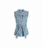 Cinq à Sept Matilda Tweed Reenee Vest - Navy Multi