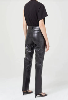 AGOLDE 90s Recycled Leather Lyle Low Rise Slim - Detox