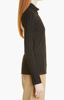 Jonathan Simkhai Janelle Ribbed Open Back Top - Black