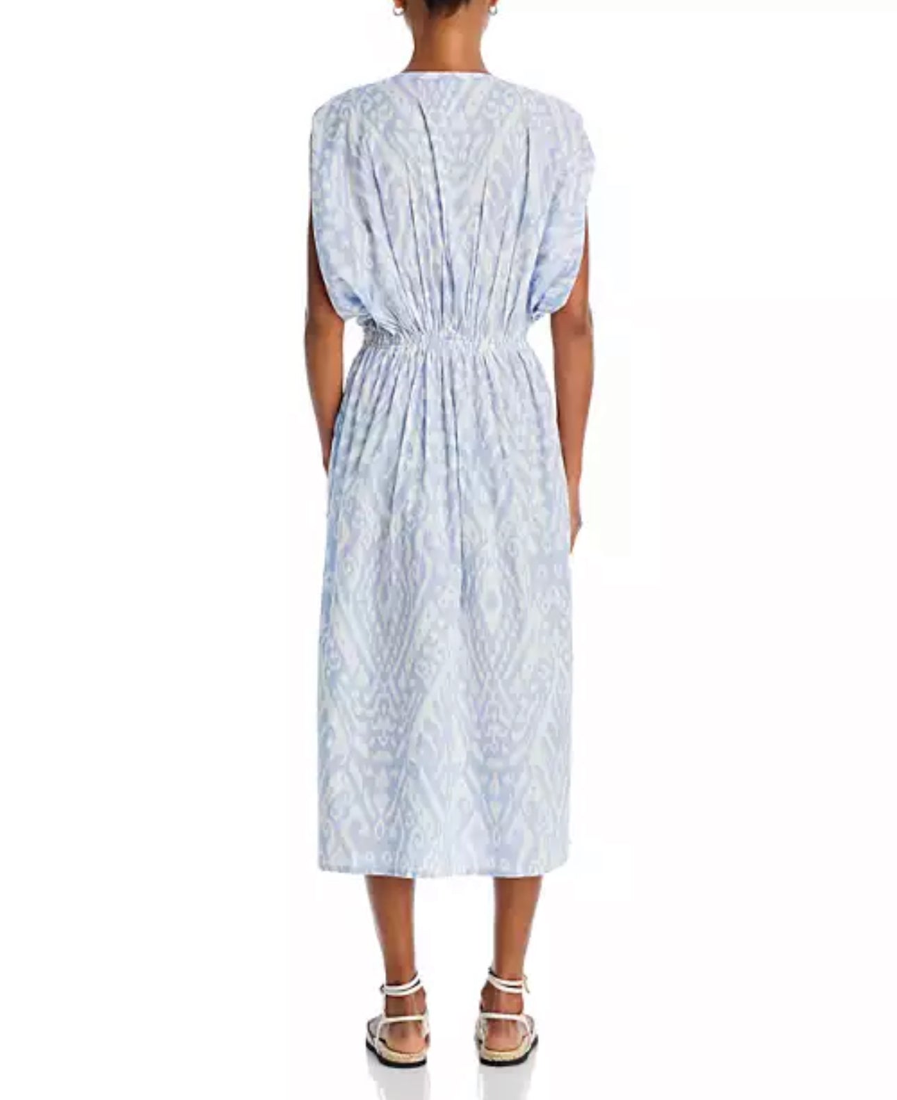 Echo Ikat Gemma Maxi Cover Up Dress - Sky Blue