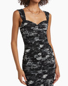 L’Agence Winslow Dress - Black Multi Zodiac