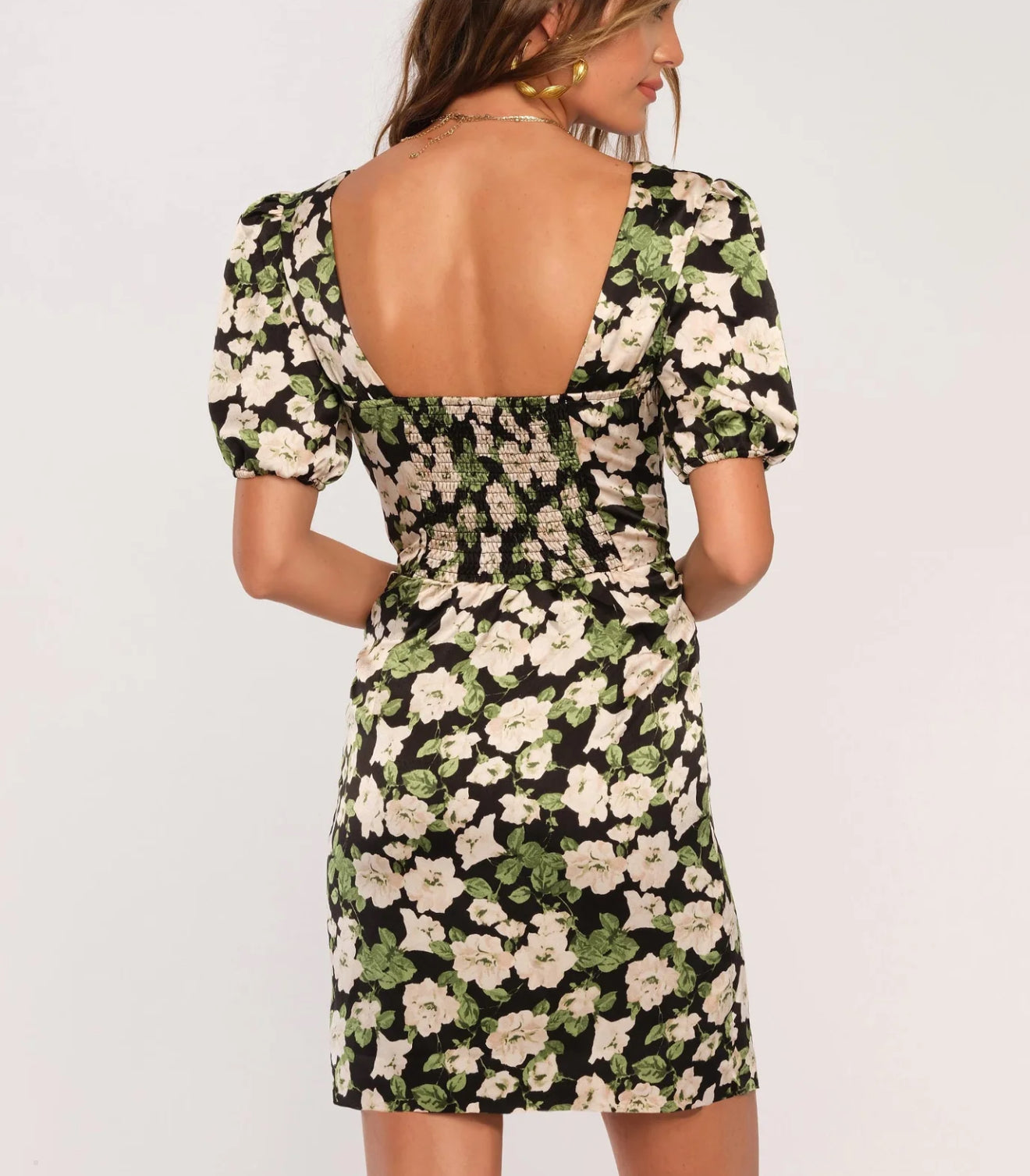 heartloom Shilla Dress - Black Floral