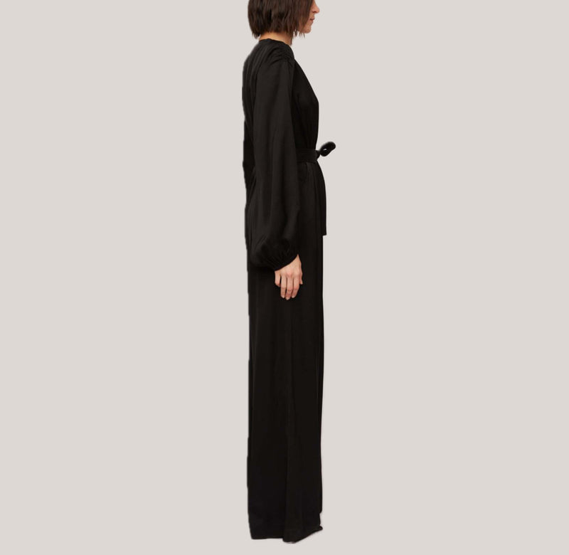 A.L.C. Imogen Belted Jumpsuit - Black