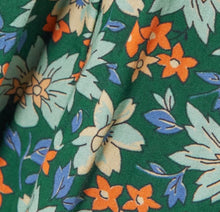 Sea New York Peggy Floral Print Voile Skirt - Forest