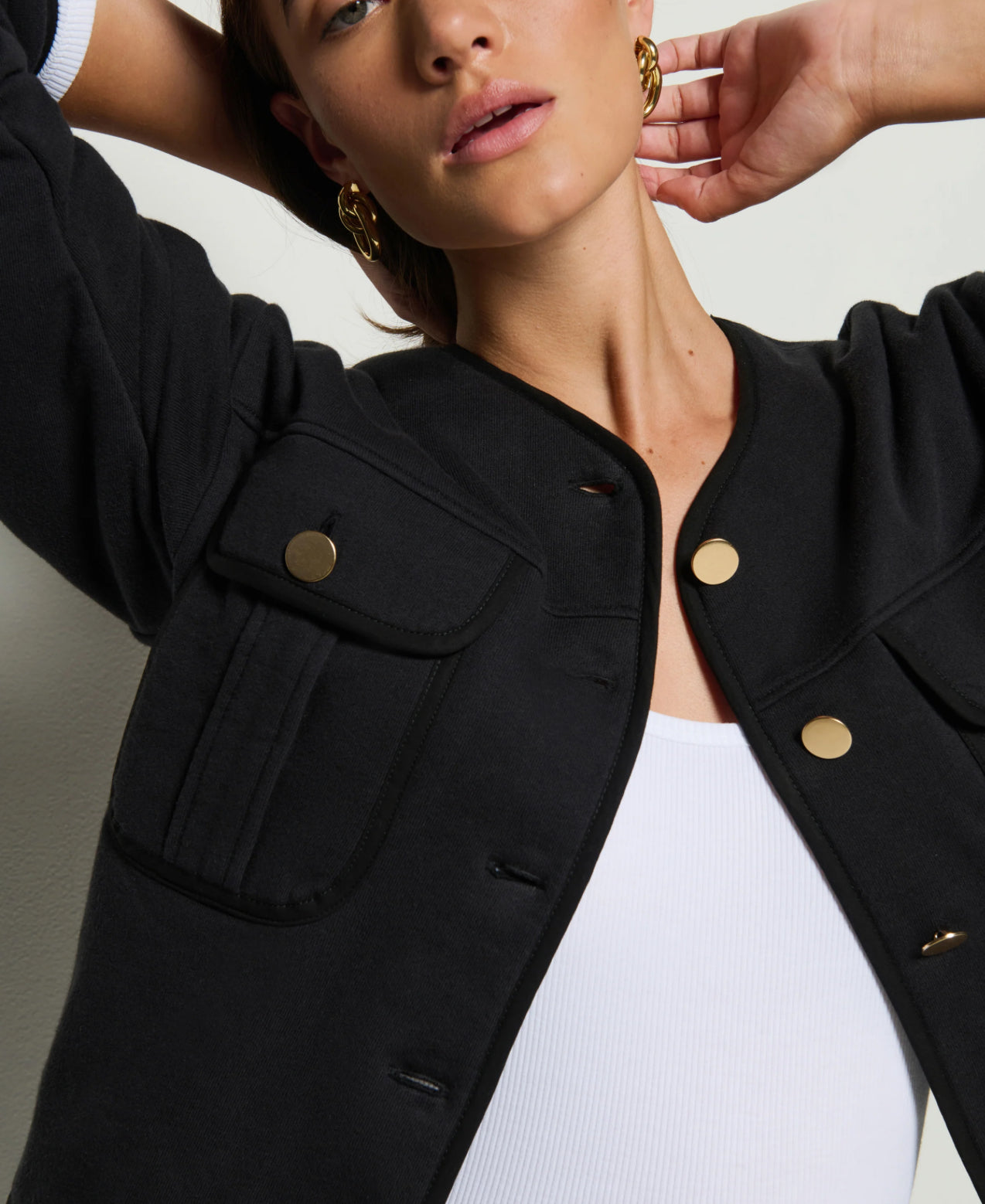 Nation Ltd Jordi Bomber - Jet Black