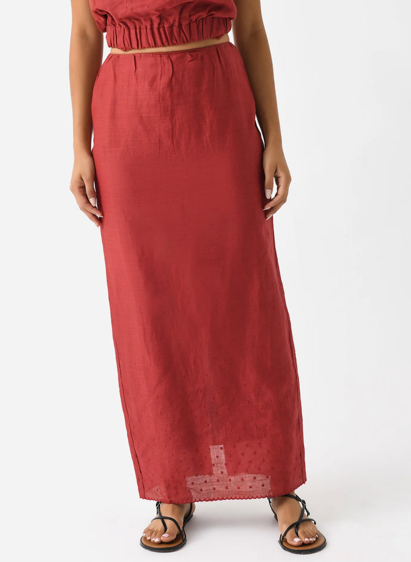POSSE Aurelia Skirt - Rust