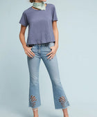 3x1 Freja Crop Bell Jeans - Elkhorn