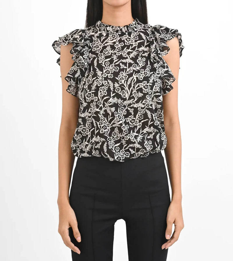 Banjanan Klara Top - Bumble Black