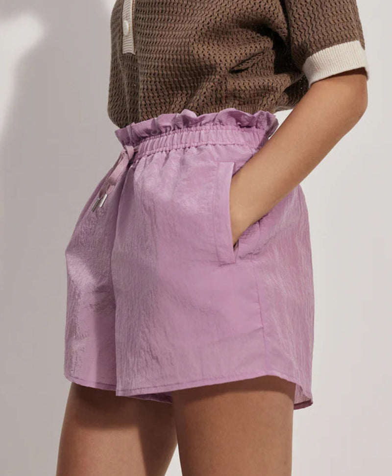 Varley Tulair High-Rise Short 3" - Smokey Grape