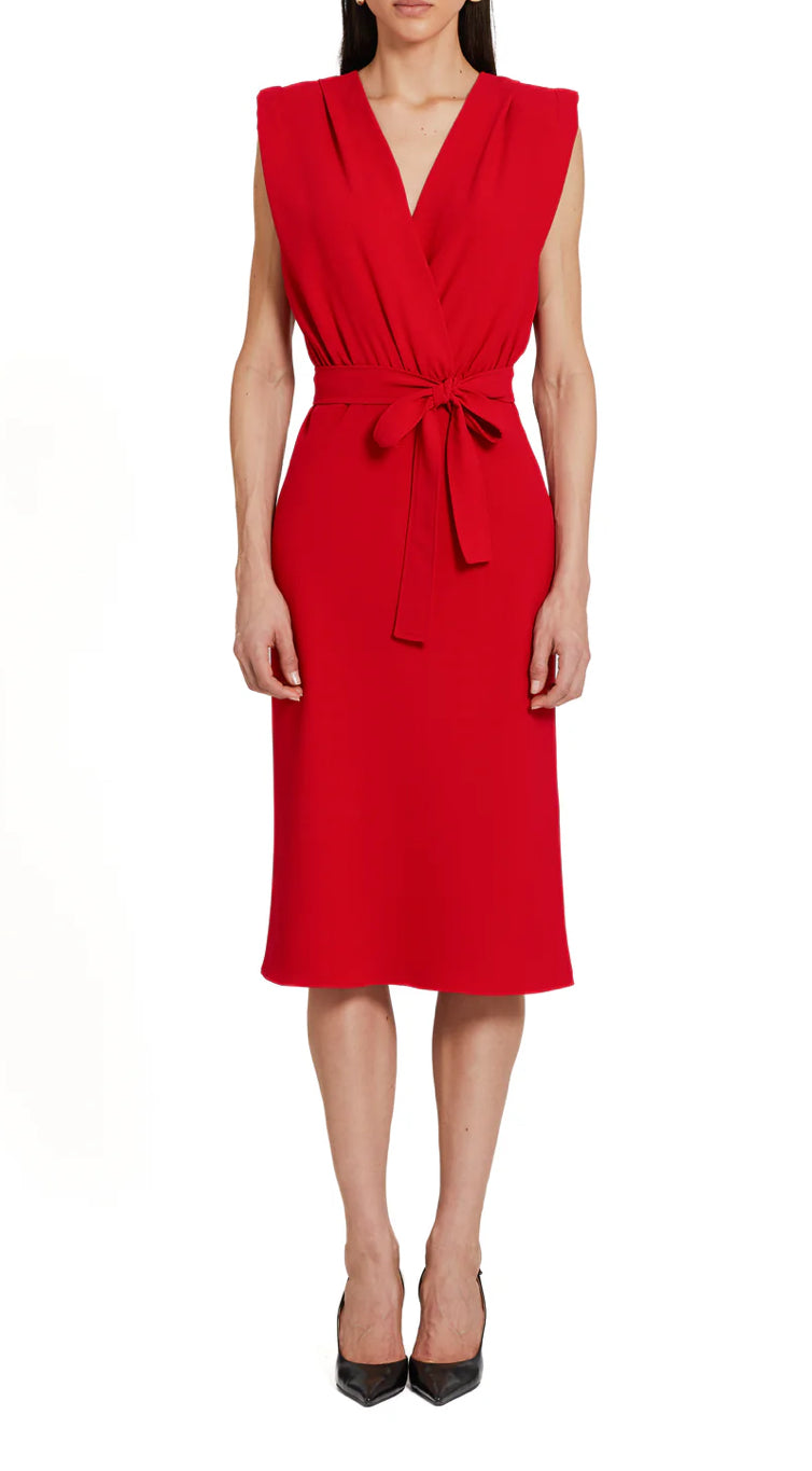 Amanda Uprichard Lamarca Midi Dress - Scarlet