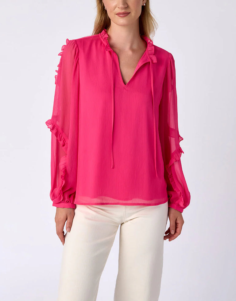 Crosby By Mollie Burch Ryland Blouse - Camellia