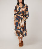 Gilner Farrar Elora Brushstroke Dress