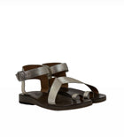 Calleen Cordero Amanda Wedge Sandal - Dusty Gold With Nickel/Brass