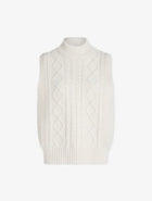 Varley Joilette Roll Neck Vest - Egret
