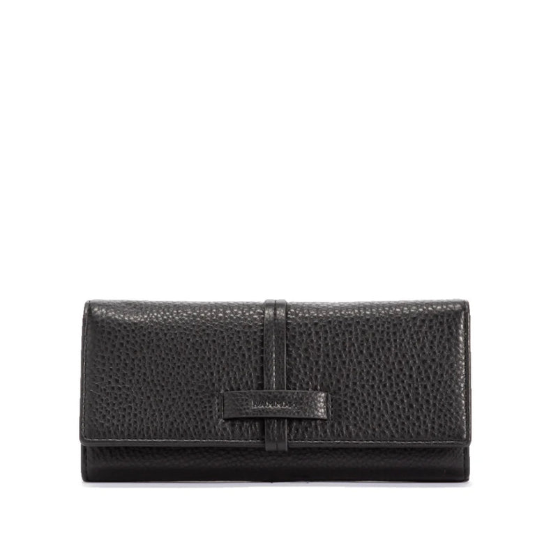 Hammitt Benjamin Wallet Slim - Black/Gunmetal