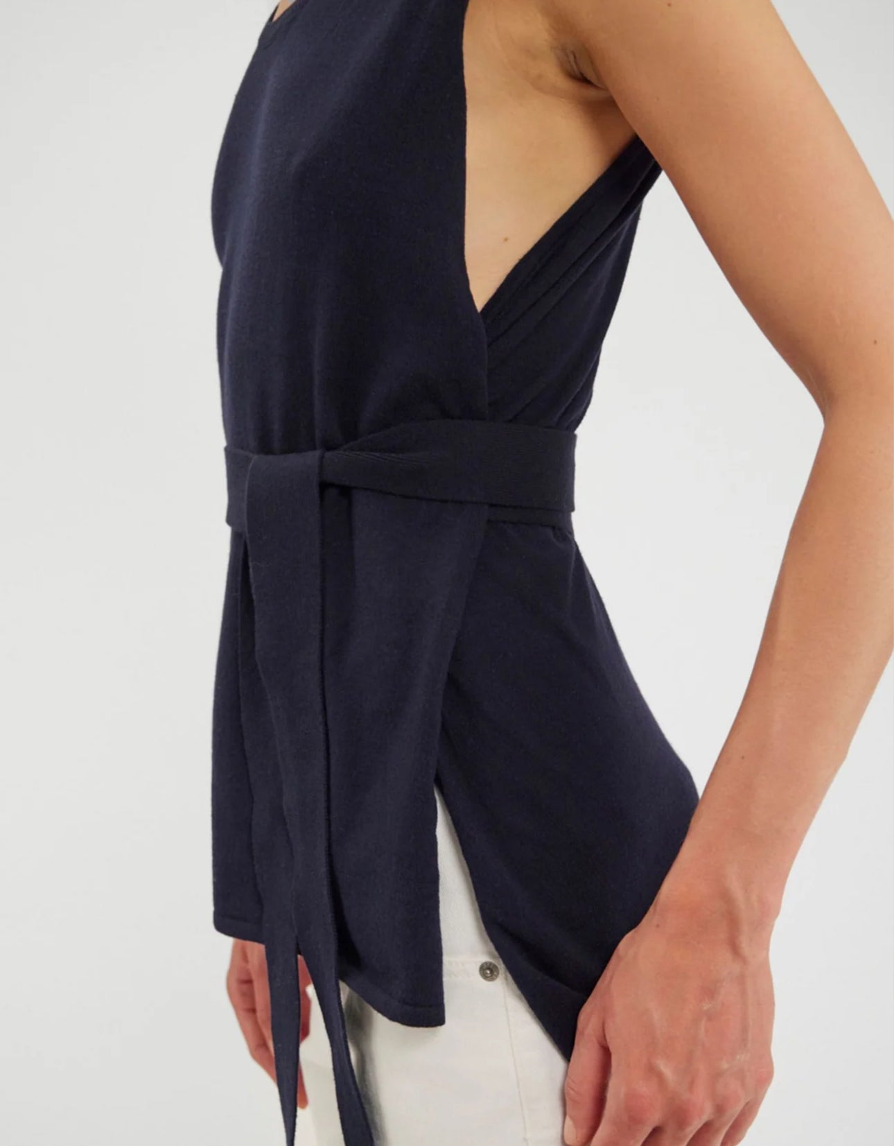 Ines de la Fressange Albane Top - Navy