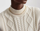 Varley Joilette Roll Neck Vest - Egret