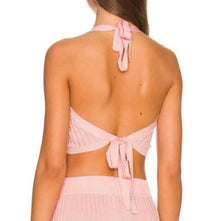 Callahan Knitwear Greta Halter - Gossamer Pink
