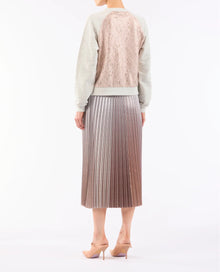 Le Superbe Demure Pleated Skirt - Pastel Degrade