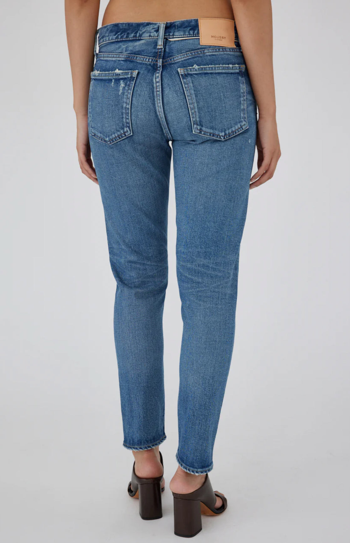 Moussy Vintage Avenal Tapered Jeans - Blue