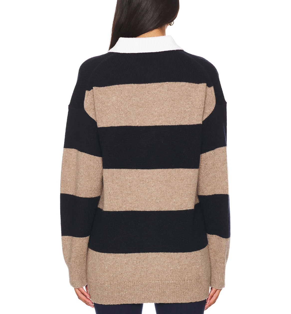 A.L.C. Mason Sweater - Navy/Milk Tea