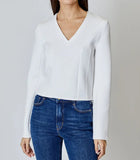 dh New York Margot Scuba Top - White