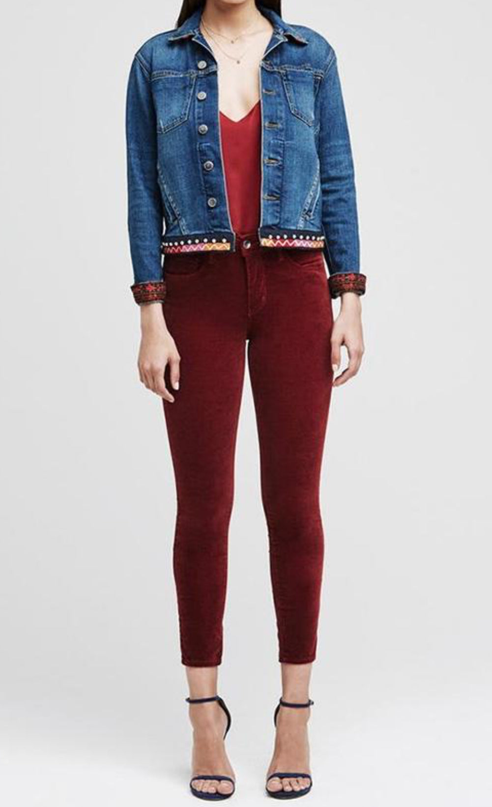 L’Agence Margot High Rise Skinny - Rhubarb