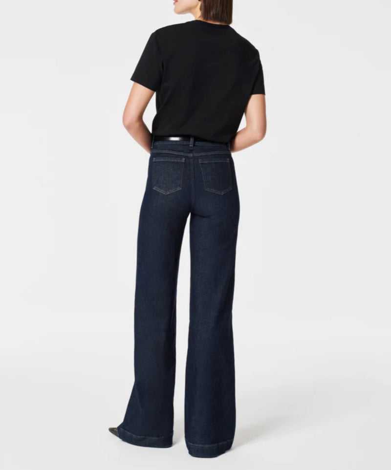 Spanx Wide Leg Jeans - Raw Indigo