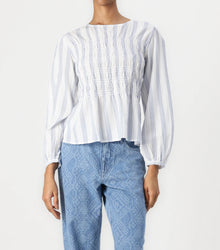 ICHI Rebekka Blouse - Cloud Dancer