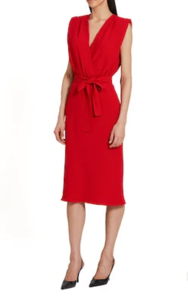 Amanda Uprichard Lamarca Midi Dress - Scarlet