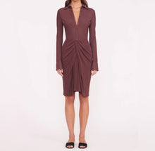 STAUD Brendan Dress - Bark