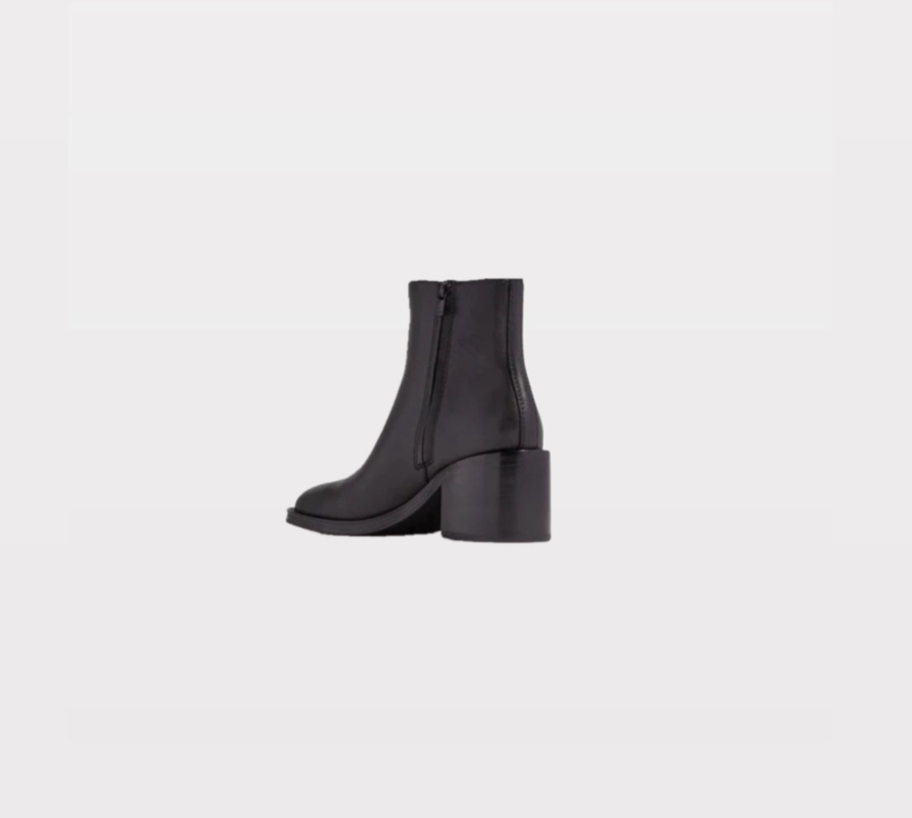 Loeffler Randall Blakely Square Toe Mid Heel Boot - Black