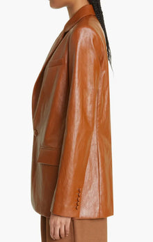 A.L.C. Dakota Vegan Leather Jacket - Cognac