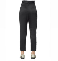 Michelle Mason Paperbag Trouser - Black